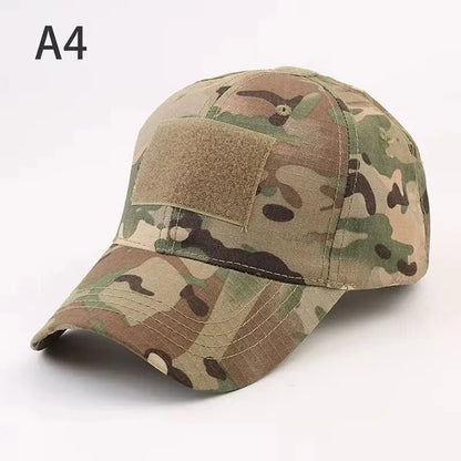 1pc Baseball Caps Camouflage Tactical Outdoor Soldier Combat Paintball Adjustable Hat Summer Snapback Sun Hats For Men Women
