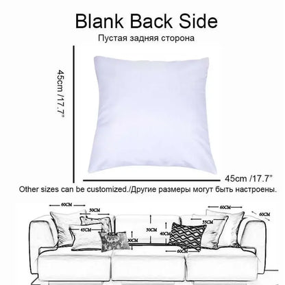 Cartoon Pillow Covers Cartoon Sofa Decorative Home Double-sided Printing Short Plush Cute Cushion S-Sonic The H-Hedgehog Cover