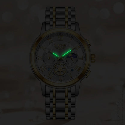 2024 LIGE Top Luxury Women Watch Creative Steel Women's Bracelet Wrist Watches Ladies Fashion Waterproof Female Relogio Feminino