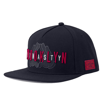 Herrmode Broderad keps med bokstäver Snapback-keps Unisex solskyddskeps Justerbar hiphop-keps Dambaseballkeps Cowboyhatt