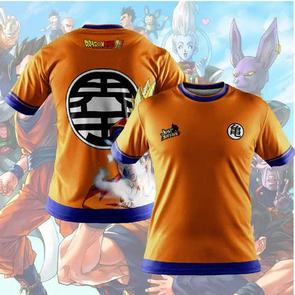 2024 New Fashion Dragon Ball 3D T-shirt Summer Short Sleeve O-Neck Goku Vegeta Men's Casual Shirt Boys' Produit gaming premium Fraquane