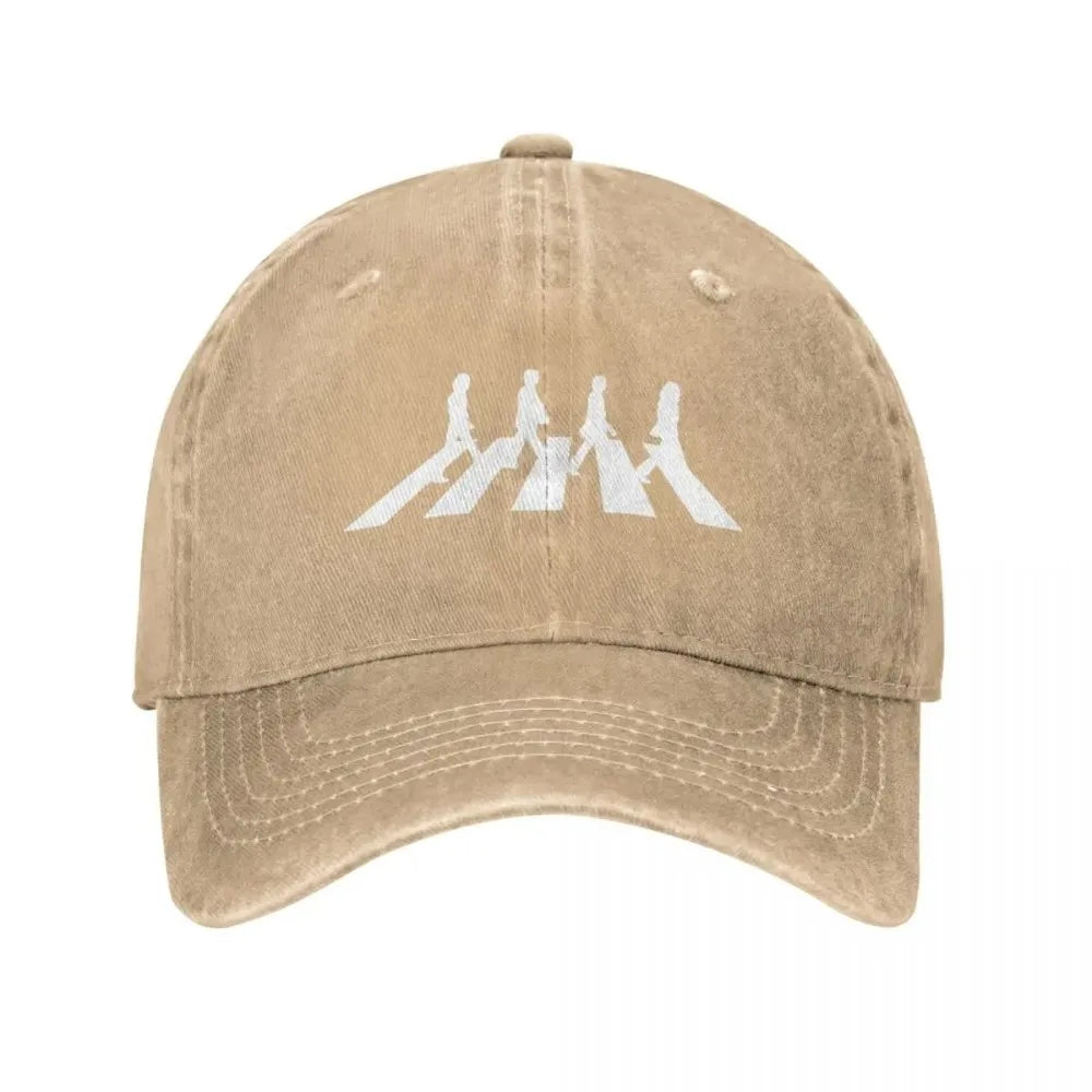 Minimalistic Abbey Road B-Beatles Baseball Cap Accessories for Men Women Fashion Headwear Trucker Hats Adjustable Fit