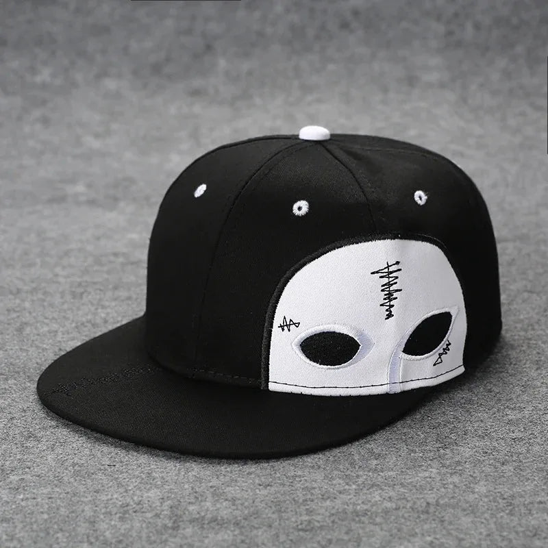 Men's Letter Embroidery All-match Flat Brim Baseball Cap Ladies Summer Hip Hop Hats Outdoor Shade Adjustable Casual Peaked Caps