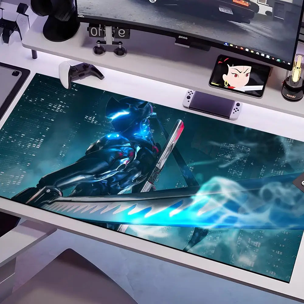 Podložka pod myš Overwatch ve více velikostech, velká čtvercová podložka na počítačový stůl, kancelářská a herní podložka s protiskluzovou gumovou spodní stranou