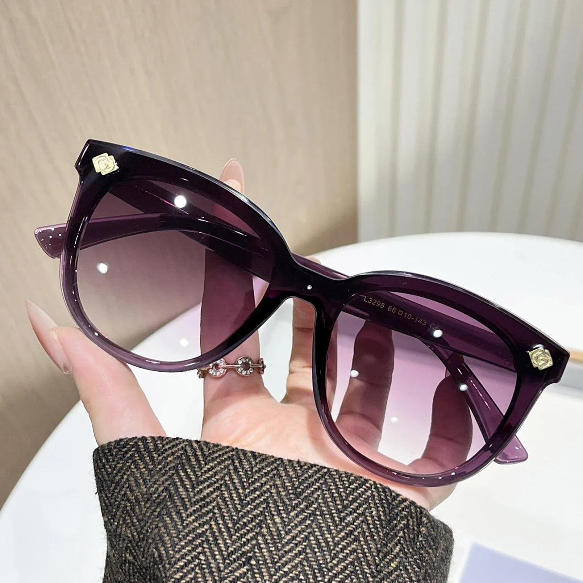 European and American retro style unisex fashionable Y2K sunglasses trend versatile summer sun shading UV400 lightweight frame