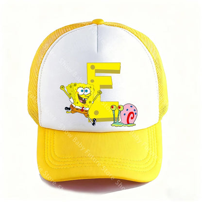 Spongebobs 4.72inch Baseball Caps for Adult Boys Kawaii Sports Breathable Mesh Hat Cute Cartoon Anime Sunbonnet Birthday Gifts