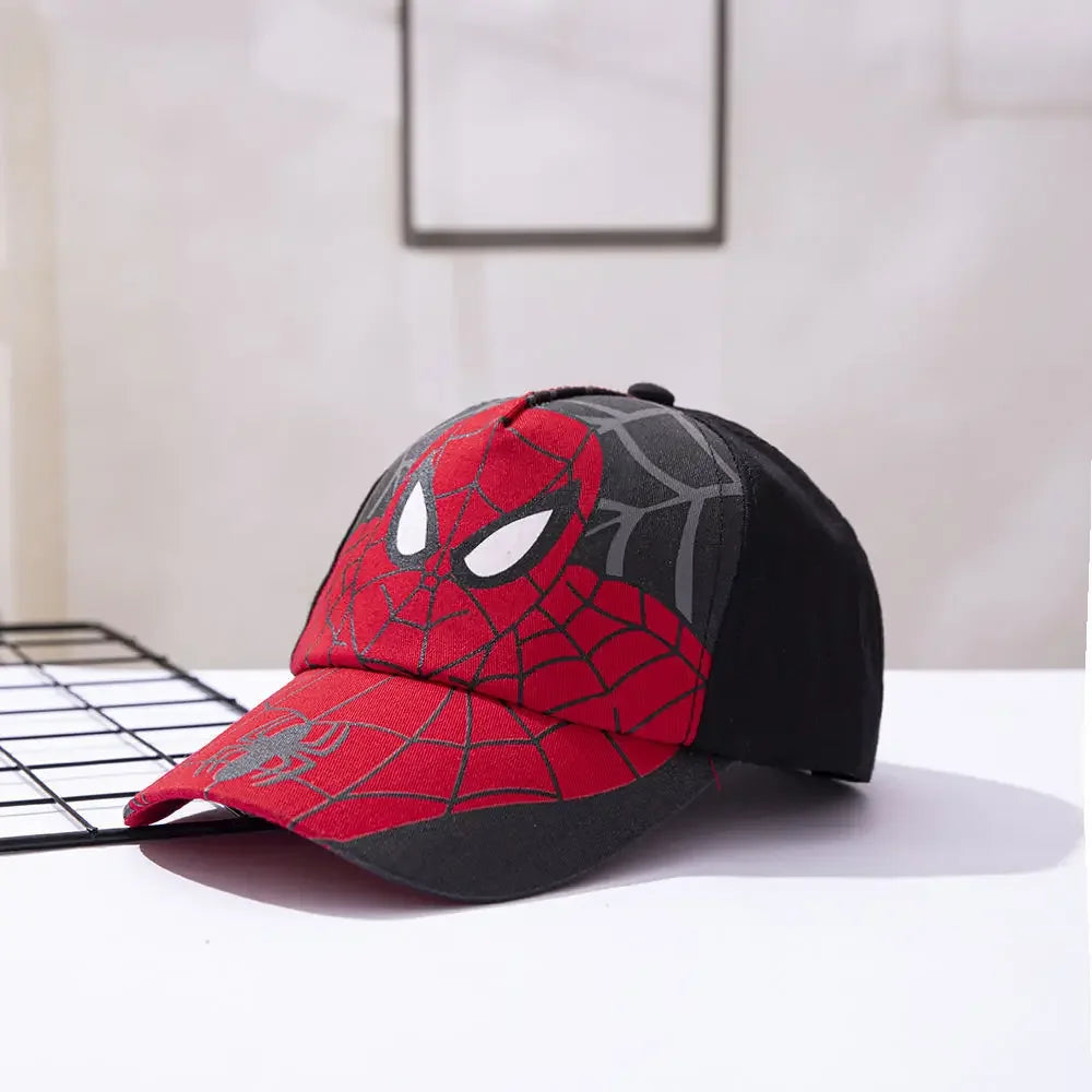 Spider Man Men and Women Cartoon Hat Baseball Hat Men and Women Hip Hop Duck Tongue Hat Sun Hat Outdoor Sunshade Beach Hat