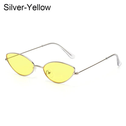 1PC Unisex Retro Small Frame Oval Sunglasses UV400 Fashion Design Sun Glasses Summer Vintage Shades Eyeglasses Accessories