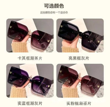 New Square Polarized Sunglasses Women Oversized Large Sun Glasses Ladies UV400 Classic Shades Oculos De Sol Luxury Designer