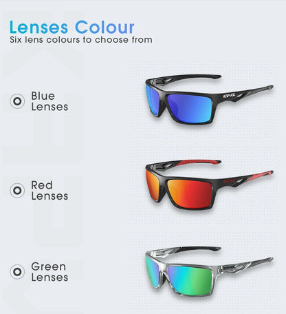 KAPVOE Polarized Hiking Fishing Glasses Beach Essentials Road Bike Cycling Sunglasses MTB Bicycle Outdoor Sports golf Eyewear