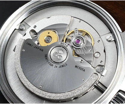San Martin Official 39mm Guilloche MOP Dial Gada Watch Miyota 9015 Luxury Men's Automatic Mechanical Watches 10 ATM reloj SN0150