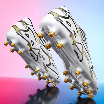 Nouvelles chaussures de football professionnelles pour hommes, chaussures de football antidérapantes, unisexes, respirantes, chaussures de futsal, nouvelles chaussures à crampons, livraison directe, ultralégères