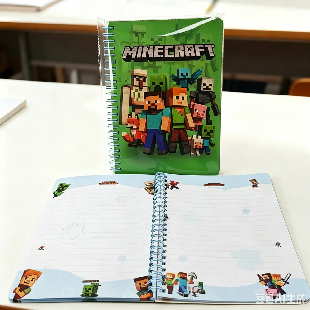 Minecrafted A5 Notebook for School Kids Stationery Supplies Back To School Gifts 20*14cm