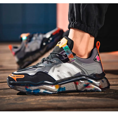 Herresko Sneakers Herre-fritidssko Herresko til tennis Luksussko Træningssko Løbesko Åndbare sko Modeloafers Løbesko til mænd