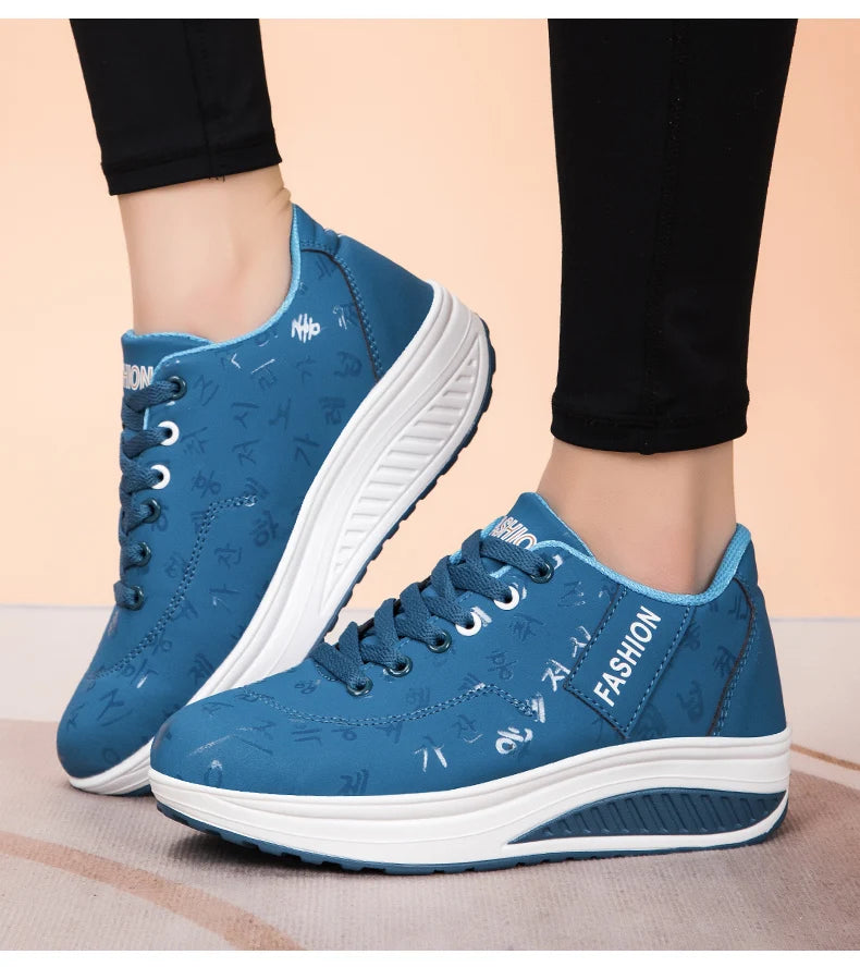 Damen-Sneaker, modische vulkanisierte Damenschuhe, flache Damenschuhe zum Wandern, Plateauschuhe, Übergrößen, Zapatillas Mujer
