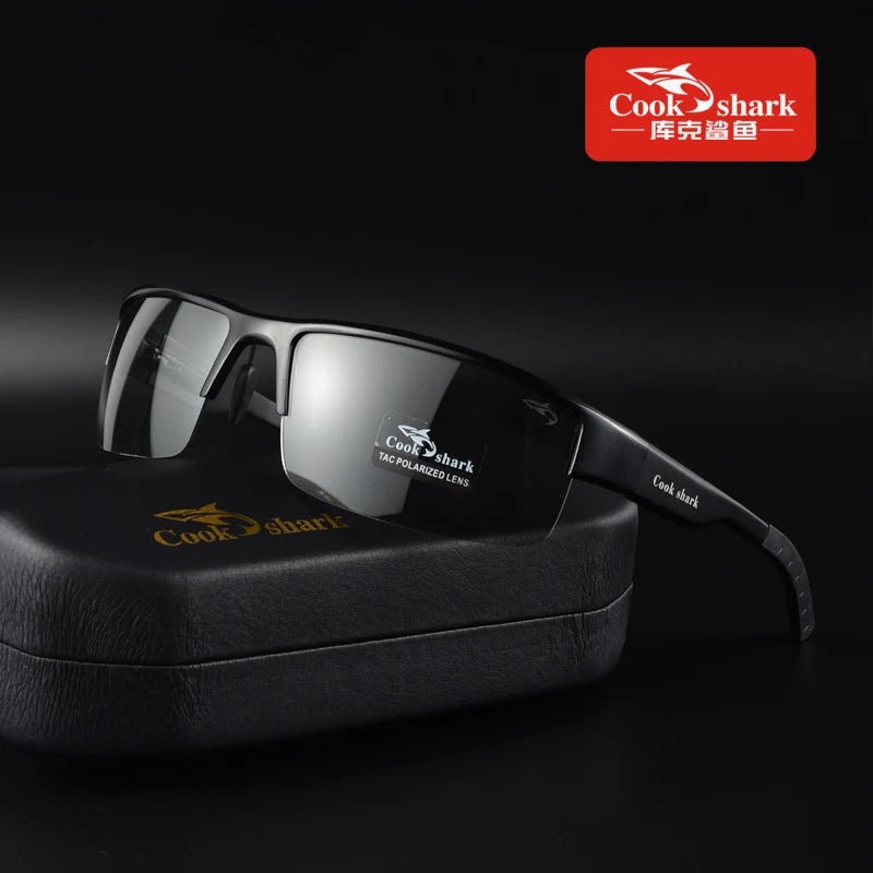Cook sunglasses for men driving with UV-proof discoloration sunglasses polarized day and night glasses