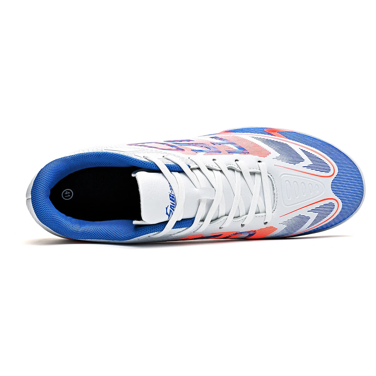 Chaussures de football TF économiques, tige en mélange PU, crampons en caoutchouc dense, antidérapantes, durables, chaussures de football pour terrain synthétique à prix abordable