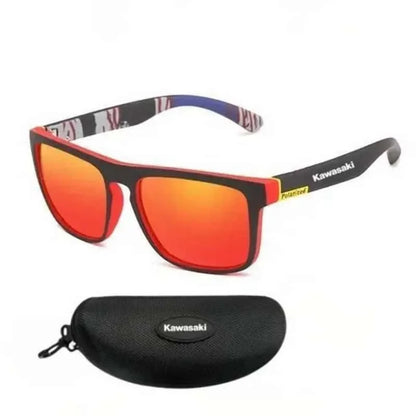 Kawasaki Polarized Sunglasses Men Women High-End Fashion Outdoor Fishing Retro Designer Sun Glasses UV400 Eyewear