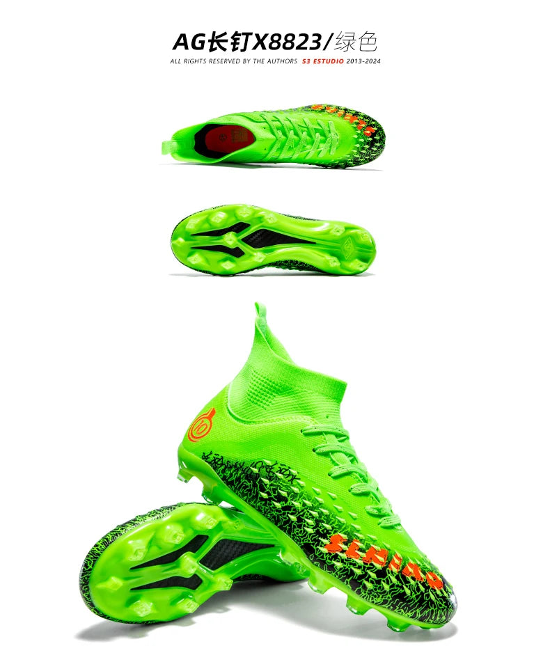 Professionelle fodboldsko til mænd, fodboldstøvler til klubbrug, originale indendørs fodboldsko, støvler til bane, græs og træning, TF/FG-sneakers