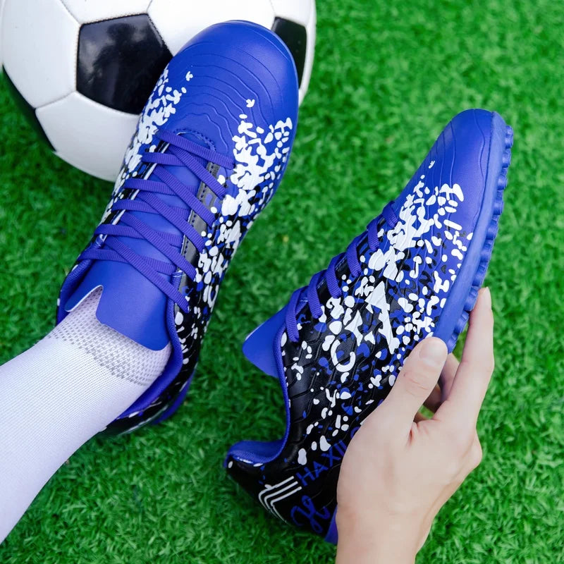 Nouvelles chaussures de football pour hommes, idéales pour les matchs sur gazon, l'entraînement et le soccer, crampons antidérapants, pour intérieur et extérieur, baskets de futsal de haute qualité, meilleures ventes.