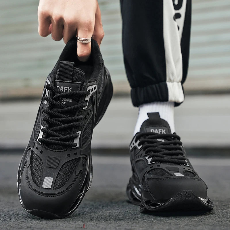 Baskets décontractées pour homme, baskets de luxe, chaussures de course respirantes, mocassins tendance pour homme. Chaussures