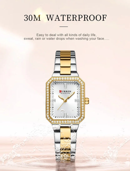 CURREN Elegant Quartz Ladies Wristwatch Top Brand Original Watch For Women Luxury Waterproof Luminous Watches