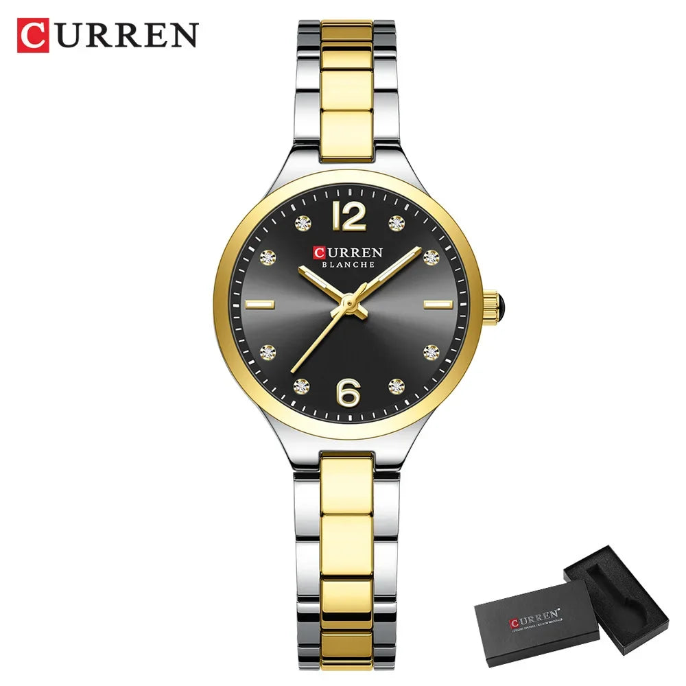CURREN Luxury Women Bracelet Quartz Watches For Women Magnetic Watch Ladies Sports Dress Wrist Watch Clock Relogio Feminino
