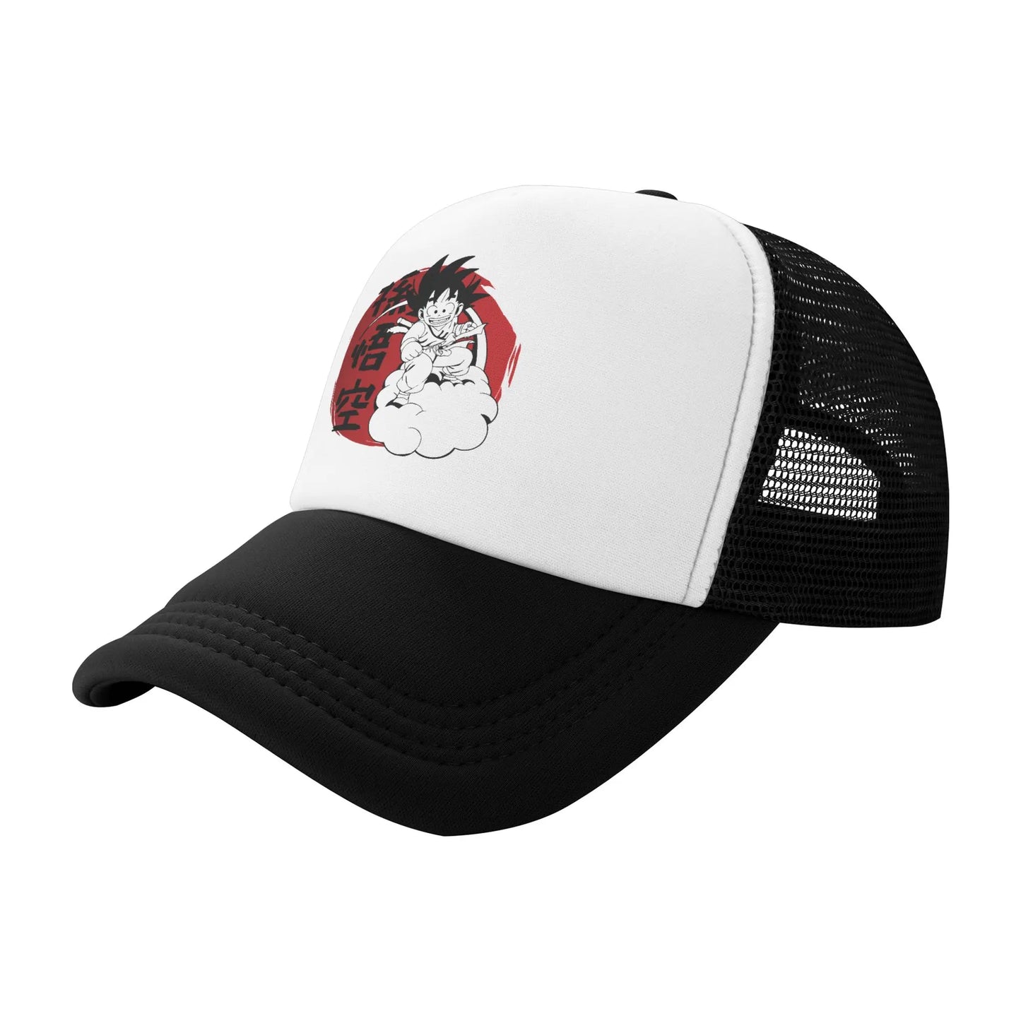 Son gohan D-Dragon Ball Z Trucker Hat Unisex Outdoor  Hats Trucker Worker Cap Trucker Cap Snapback Caps Mesh Baseball Caps