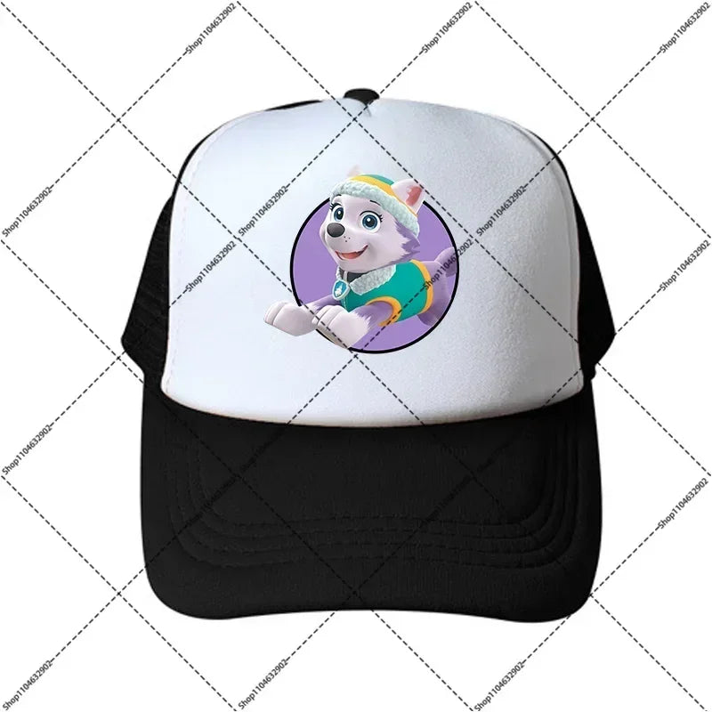 Paw Patrol Hats Chase Skye Baseball Cap Women Man Cute Cartoon Anime Pattern Print Sun Hat Summer Outdoor Caps Birthday Gifts