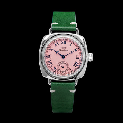 THORN T002 Watch Tribute to Classic Oyster Style Antique Pillow Shaped Watch, Retro Watch, Men's and Women's Couple Watches