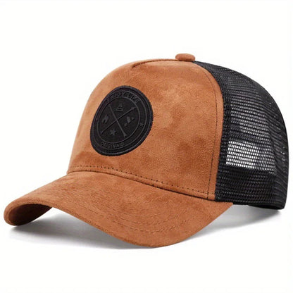 Unisex Fashion Cap ENJOY LIFE Letter Patch Baseball Caps Men Women Suede Trucker Hat