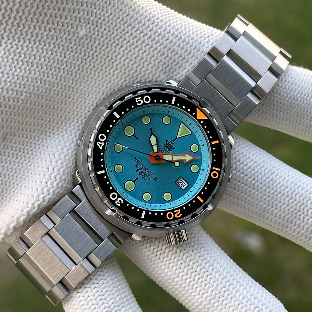 2025 Tuna Can Classic Watch For Men STEELDIVE SD1975C Super Luminous Ceramic Bezel 300M Waterproof NH35 Movement Dive Wristwatch