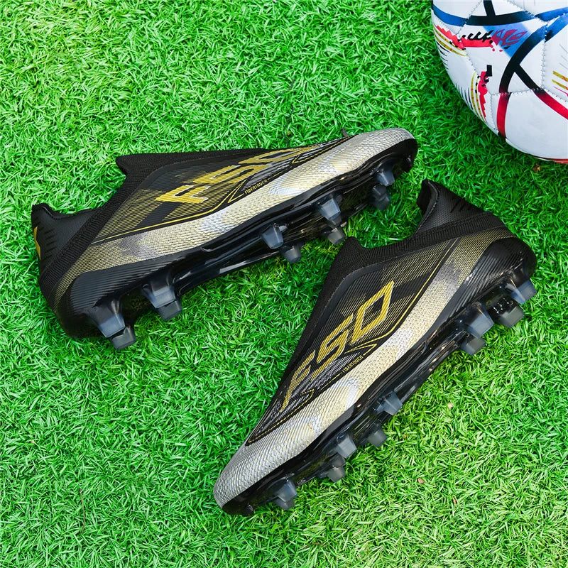 Chaussures de Football originales professionnelles pour hommes, confortables, de haute qualité, bottes de Football rapides pour entraînement, chaussures de Football ultralégères