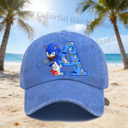 Anime Sonics Baseball Cap for Men Women Cartoon Fashion Peaked Caps Adults Summer Good-looking Sunscreen Hats Hip Hop Hat Gift