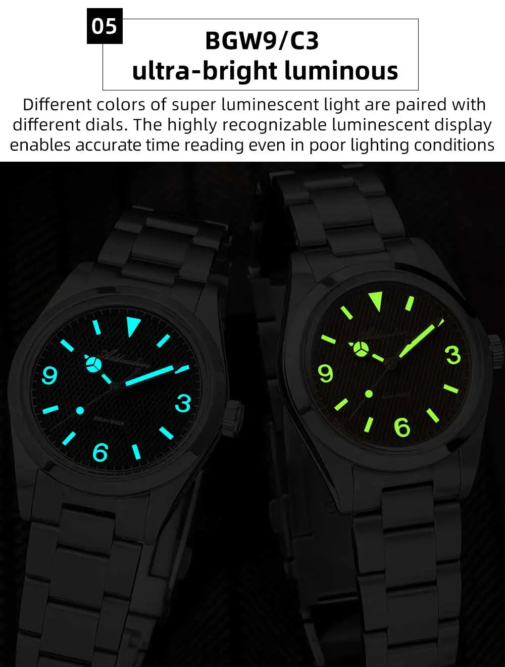 ADDIESDIVE 2025 NEW Watch For Men 316L Stainless Steel 10Bar Diving Luminous AD2096 Luxury Gift Quartz Wristwatch reloj hombre