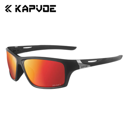 KAPVOE Polarized Hiking Fishing Glasses Beach Essentials Road Bike Cycling Sunglasses MTB Bicycle Outdoor Sports golf Eyewear