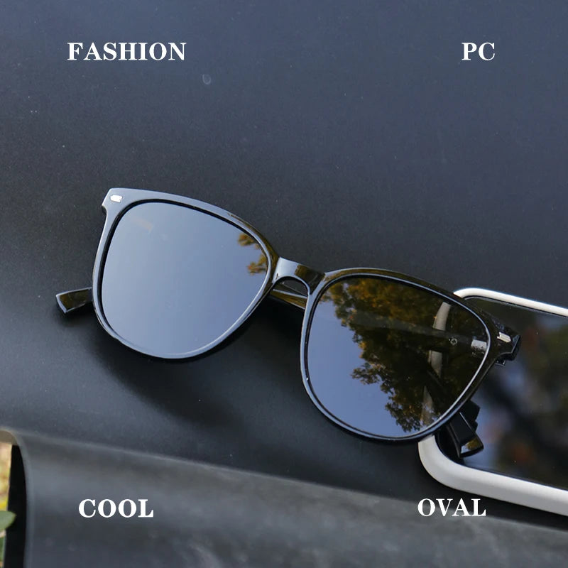 1PCS/2PCS/3PCS Round Women's Polarized Sunglasses - Stylish PC Frame Pink/Blue/Leopard/UV400 Lenses Travel, Driving & Hiking"