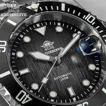ADDIESDIVE Hot selling Men's Automatic Watch Sapphire Glass 200m Waterproof Watch BGW9 Night Light Classic Men's Watch AD2536