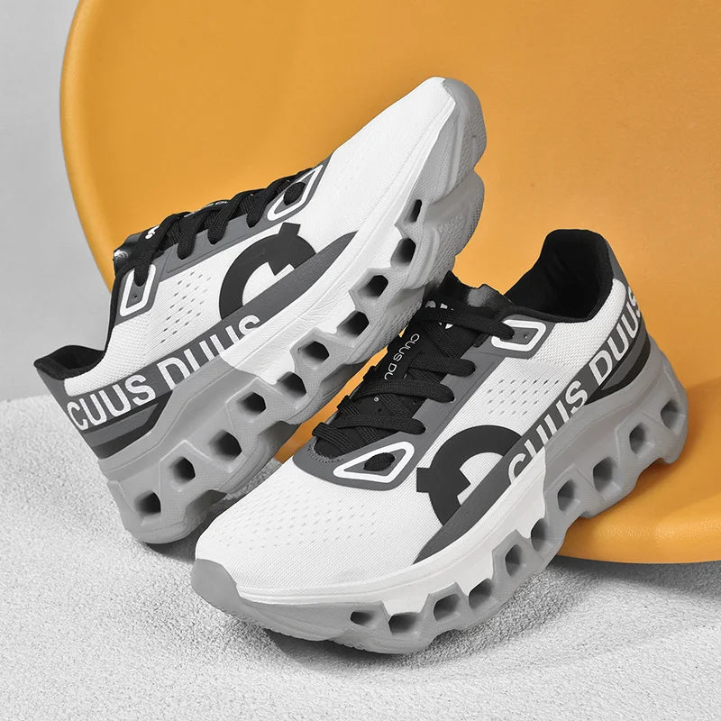 Men's Running Shoes Off-road Shoes Cushioning Jogging Non-Slip Breathable Mesh Luxury shoes Outdoor Couple Trainer Race Sneakers