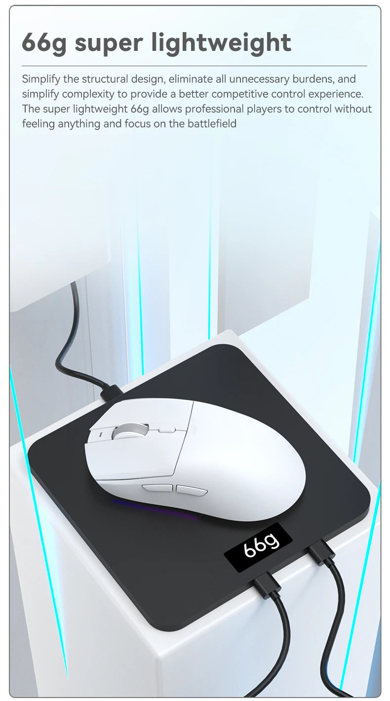 AJAZZ AJ139Pro/AJ139V2MC trådløs mus PMW3395/PAW3311-chipsæt 12000-26000Dpi professionel gamingmus