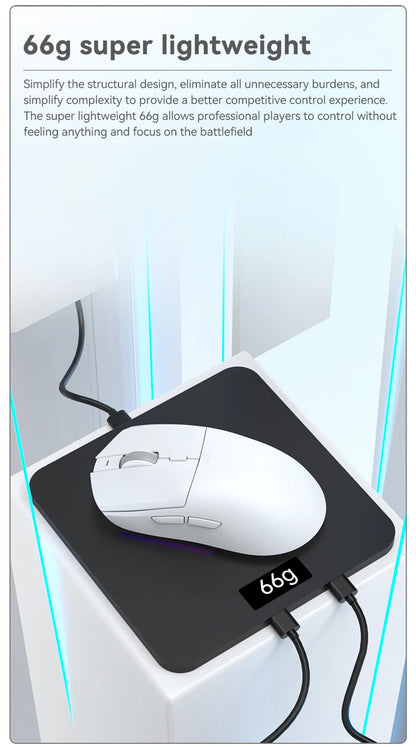 AJAZZ AJ139Pro/AJ139V2MC trådløs mus PMW3395/PAW3311-chipsæt 12000-26000Dpi professionel gamingmus