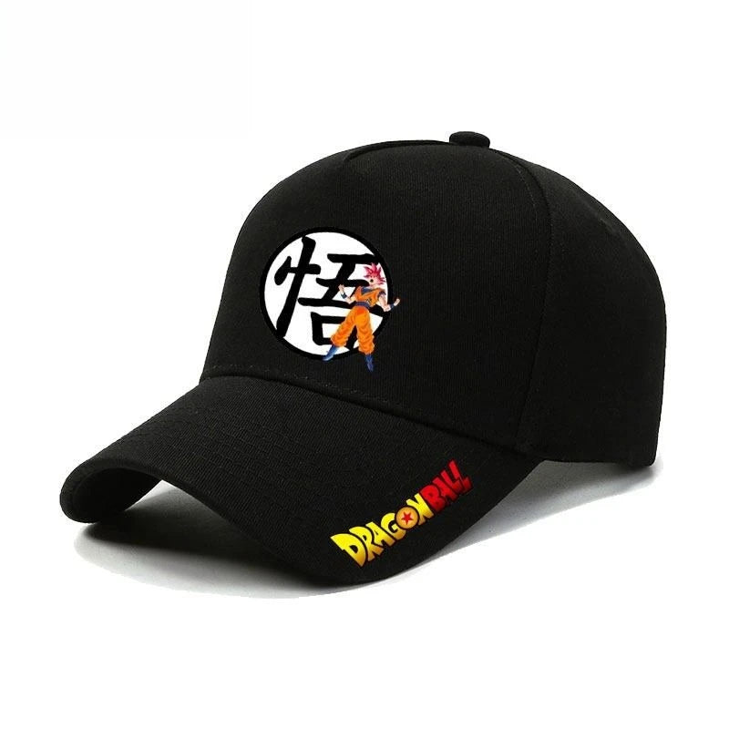 New Dragon Ball Master Roshi Son Goku Hat Creative High-Value Anime Cartoon Letter Print Unisex Casual Versatile Baseball Cap