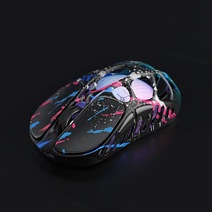 GravaStar Mercury X Pro trijų režimų belaidė žaidimų pelė, 8K imtuvas, lengvas magnio lydinio korpusas, ilga baterijos veikimo trukmė, RGB žaidimams