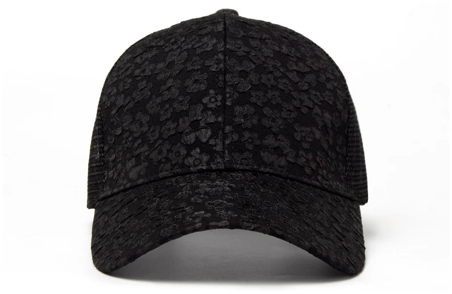 CNTANG 2024 New Print Mesh Caps Fashion Women Baseball Cap Summer Outdoor Casual Sun Hat For Female Hip Hop Girls Snapback