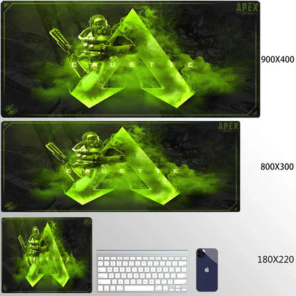800x300 Apex Legends Mousepad Xxl Funny Unique Desktop Pad Game Mousepad PC Size for large Edge Locking Game Keyboard Pad XL