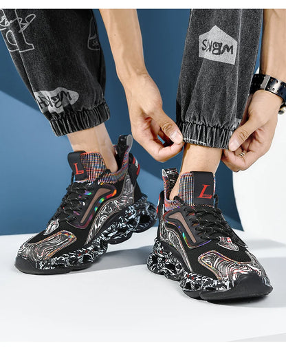 men shoes Sneakers Male tenis Luxury designer shoes Mens casual Shoes platform Shoes fashion Blade loafers running Shoe for men