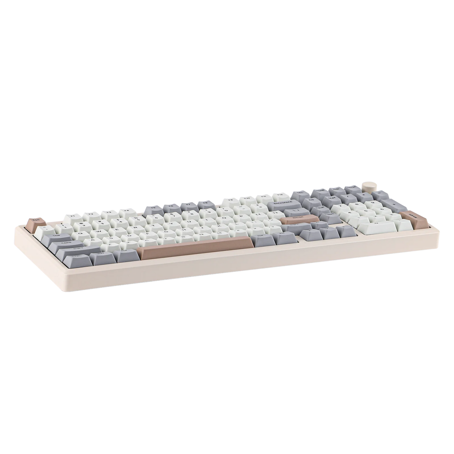 EPOMAKER Galaxy100 QMK/VIA 1800 ANSI Layout Aluminum Gasket Wired/BT5.0/2.4Ghz Mechanical Gaming Keyboard with 8000mAh Battery