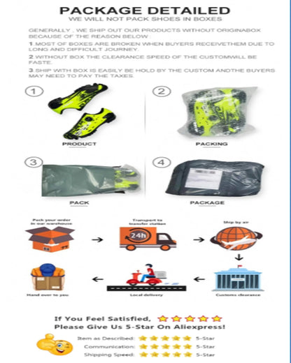 New Men's And Women's Football Shoes, Indoor And Outdoor Sports Shoes With Long Nails And Broken Nails For Football Training Mat