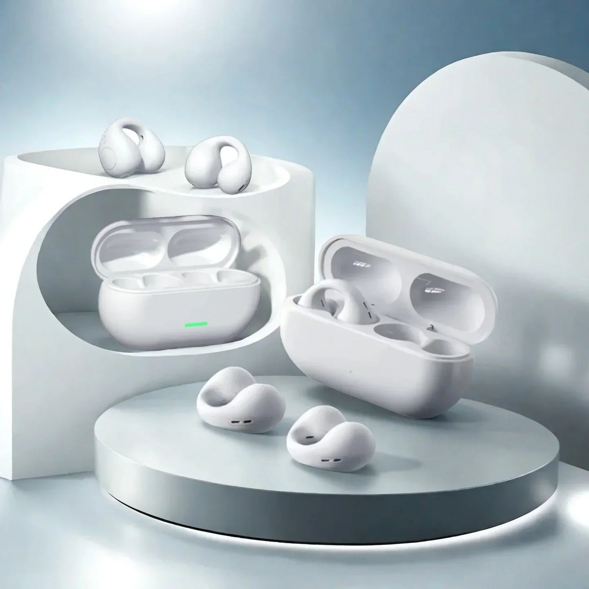 Écouteurs sans fil TWS, écouteurs Bluetooth, casque Bluetooth circumaural utilisant de la mousse à mémoire de forme pour un confort quotidien optimal.