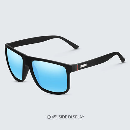 Luxury Square Polarized Cycling Sunglasses UV400 Male Vintage Eyewear Men Women Fashion Travel Driving Fishing Windproof Glasses
